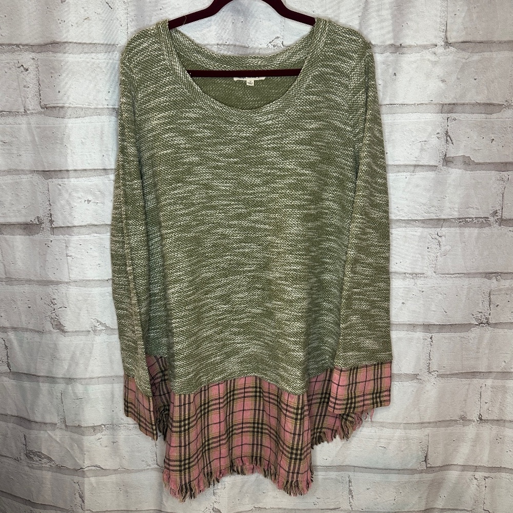 INDIGO THREAD CO. Mixed Fabrics Tunic